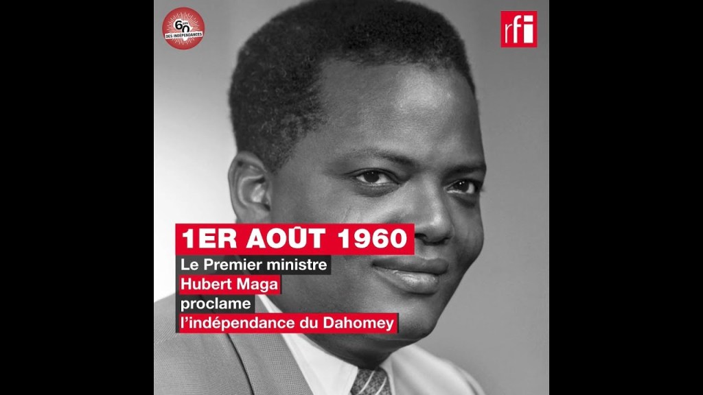 La proclamation de l&rsquo;indépendance du Dahomey par Hubert Maga le 1er août&nbsp;1960