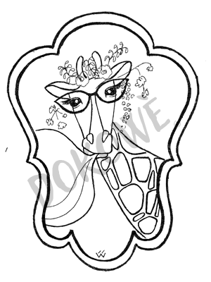 Coloriage girafe Dokowè©