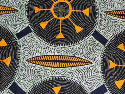 échantillon tissu wax